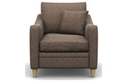 Heart of House Newbury Fabric Chair - Dark Grey
